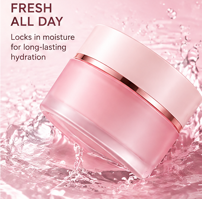 🥬 AURAPECO® Cherry Blossom Radiance Hydrating Moisturizer