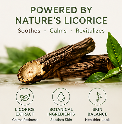 🌿 AURAPECO® Natural Licorice pH Balancing Toner Pads for Sensitive Skin