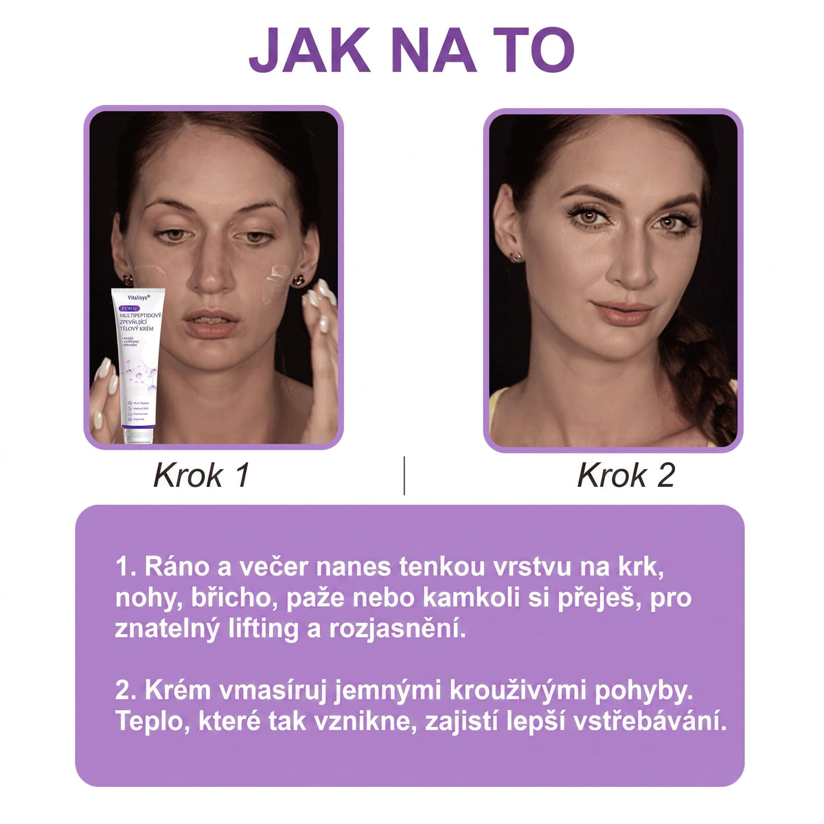 Vitalisys®🔥PDRN Multi-Peptide Masážní tělový krém s válečkem — proti stárnutí, hydratuje, zpevňuje a liftinguje pokožku, podporuje regeneraci, sjednocuje tón pleti a pečuje o nedokonalosti a tmavé skvrny.