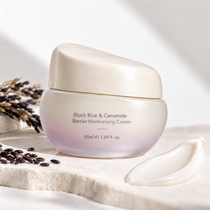 🌸AURAPECO® Black Rice & Ceramide Barrier Moisturizing Cream