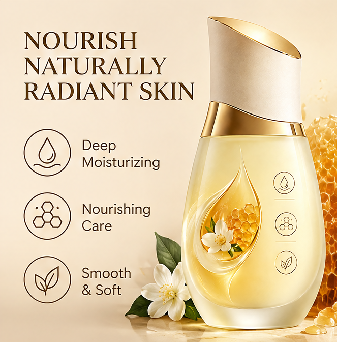 🍯AURAPECO® Natural Honey & Jasmine Nourishing Body Lotion