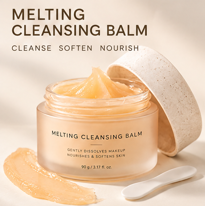 🫧 AURAPECO® Melting Cleansing Balm – Cleanse, Soften & Nourish