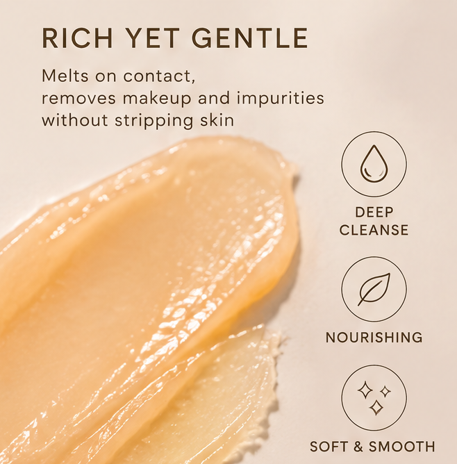 🫧 AURAPECO® Melting Cleansing Balm – Cleanse, Soften & Nourish