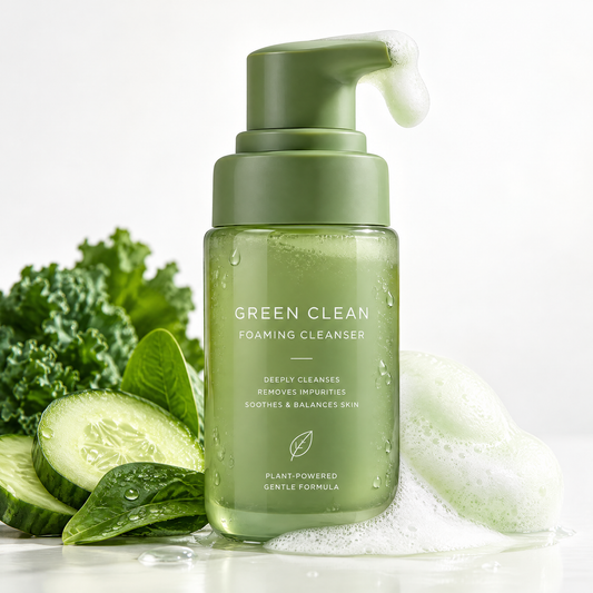 🍃AURAPECO® Green Clean Plant-Powered Foaming Cleanser