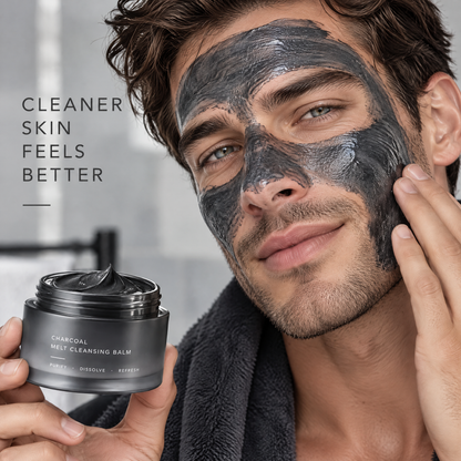 🖤 AURAPECO® Charcoal Melt Cleansing Balm – Purify, Dissolve & Refresh