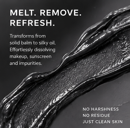 🖤 AURAPECO® Charcoal Melt Cleansing Balm – Purify, Dissolve & Refresh